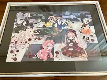 ローゼンメイデン　額装イラスト Amazon.co.jp: ローゼンメイデン 額装イラスト ポストカード付き